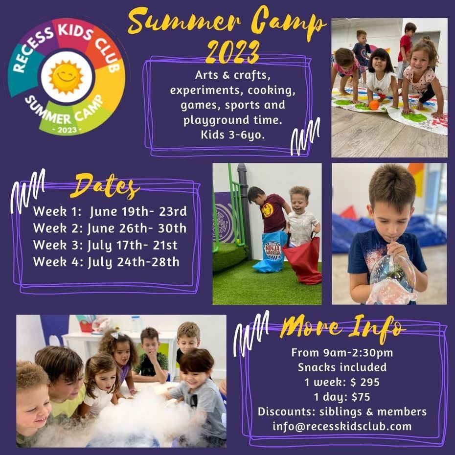 Activities, Classes & Parties | Recess Kids Club | Weston
